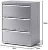 Hängeregistraturschrank Essentials, 3 Hängeregistratur à H 304 mm, Farbe silber Bild 3