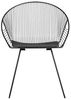 Metallstuhl schwarz 2er Set AURORA Bild 5