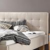 Hasena Dream Pronto Noemi Polsterbett 180x200 Wildbuche natur, geölt 327-Pepe beige Bild 4