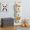 hausleben Organizer Wandorganizer aus Stoff mit Tiermotiven und 3 Taschen (1 St), Baumwolle & Holz- 58 x 20 cm Bild 5