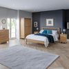Julian Bowen Kleiderschrank mit 2 Türen und 1 Schublade, Holz, Eiche, Einheitsgröße, COT104 Bild 4
