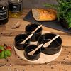 Moritz & Moritz Servierschale Schalen Set, Keramik, Bambus, (Set, 9-tlg), als Tapas Schalen und Dip Schälchen Bild 3