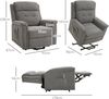 HOMCOM Relaxsessel Elektrischer Aufstehsessel mit 2 Motoren Fernsehsessel (Seniorensessel, 2-St, Sesse), Liegefläche 178cm Bild 3