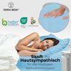 Terra Beds Premium Topper Spannbettlaken 140x200 cm - 160x200 cm 160g/m2-100% Hochwertiges Oeko-TEX Baumwoll Jersey Spannbetttuch für boxspringbett Topper – Erhältlich in 10 Farben Bild 3