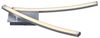 Briloner Leuchten – LED Deckenleuchte, geschwungene Deckenlampe, 2-flammig, 2x6W, warm weißes Licht, 55. 4 cm, aluminiumfarbig Bild 5