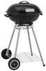 casa. pro 'Apricena' Rundgrill mit abnehmbarem Deckel, Stahl schwarz, 80 x 49 x 47 cm Bild 5