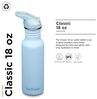 Klean Kanteen Trinkflasche Edelstahl Trinkflasche Classic 536ml Flip Sport Cap Hellblau Clear Sky Bild 2