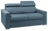 Schlafsofa 2-Sitzer Stoff VIZIR - Blau - Liegefläche: 120 cm - Matratzenhöhe: 18 cm Bild 3