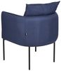 Sessel MALMOS Stoff Dunkelblau Bild 5