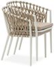 IDIMEX Garten-Essgruppe SUNNY, (9-tlg), Gartenmöbel Set mit 8 Stühlen & ausziehbarem Tisch weiß/beige Bild 4