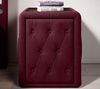 Designer Nachttisch Josy (Samt) Rot Bild 4