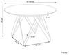 Esstisch OXHILL 120 cm 120 cm Schwarz Bild 3