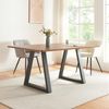 Tischgestell 2er Set Lyngby 72x55/70cm Schwarz [en. casa] Bild 4