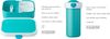 Mepal - Lunch-Set Campus - Lunch-Set für Kinder mit Verschlussbecher & Lunch Box - Lunch-Set für die Schule oder Unterwegs - Spülmaschinenfest & BPA-frei - 300 ml + 750 ml - Paw Patrol Girls Bild 2