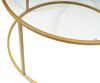 Couchtisch, 'Berlin', 43 x 80 x 80, Gold Bild 5