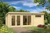 Alpholz Gartenhaus Atrium E Gartenhaus aus Holz Holzhaus mit 70 mm Wandstärke Blockbohlenhaus mit Montagematerial Bild 5