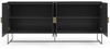 Sideboard >Asia< in Anthrazit - 180x82x40cm (BxHxT) Bild 5