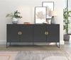 Sideboard >Asia< in Anthrazit - 180x82x40cm (BxHxT) Bild 2