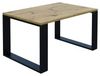 AKKE Außergewöhnlicher Couchtisch Beistelltisch für Wohnzimmer | Kaffee Tee Wohnzimmertisch Tisch | Coffee Table | Zimmer Schlafzimmer Möbel | Deko Modern Artisan Oak Yellow 100 x 60 x 55 Bild 3