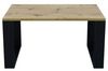AKKE Außergewöhnlicher Couchtisch Beistelltisch für Wohnzimmer | Kaffee Tee Wohnzimmertisch Tisch | Coffee Table | Zimmer Schlafzimmer Möbel | Deko Modern Artisan Oak Yellow 100 x 60 x 55 Bild 5