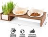 CanadianCat Futterstation Cat Diner, Holz natur, 41 x 18,5 x 11 cm Bild 2