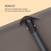 Flex-Shade XL Sonnenschirm 150x210 cm Polyester UV 50 dunkelgrau Dunkelgrau Bild 5