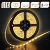Spetebo LED Stripe Outdoor Solar Lichtstreifen selbstklebend, 120-flammig,Solar LED Stripe selbstklebend warm weiß 200 cm für Außen Bild 2