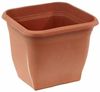 greemotion Pflanzkübel Pia Terrakotta - Blumentopf 19x19 cm - 3L Blumenkübel eckig - Übertopf UV-beständiger Kunststoff - Pflanztopf frostsicher - Pflanzgefäß mit Bodenlöchern - Pflanzen-Zubehör Bild 4