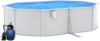 vidaXL Pool mit Sandfilterpumpe 490x360x120 cm