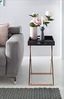Wohnling Design Beistelltisch SERVE Kupfer Schwarz mit Tablett 48 x 61 x 34 cm Bild 5