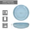 Ritzenhoff & Breker Suppenteller Ritzenhoff 4x Jasper Suppenteller 610ml Graublau Steingut tiefe Teller Bild 5