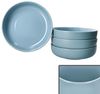 Ritzenhoff & Breker Suppenteller Ritzenhoff 4x Jasper Suppenteller 610ml Graublau Steingut tiefe Teller Bild 2