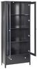 Beliani 'NORNALUP' Vitrine, Holz Schwarz, 180 x 80 x 35 cm Bild 4