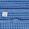 Badehandtuch Set mit Badematte 9-teilig Blau Baumwolle Zero-Twist-Garn Bild 5