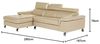 Ecksofa Leder MISHIMA - Taupe - Ecke Links Bild 3