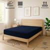EXKLUSIV HEIMTEXTIL Jersey Spannbettlaken 140 x 200 cm Navyblau 100% Baumwolle Öko - Tex Zertifiziert Bed-Sheet Bettlaken Spannbetttuch Bild 2