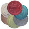 Haus und Deko Platzset Platzset rund ca. 40 cm rund waschbar Tischset Untersetzer Bast melier, (1-St) Bild 2
