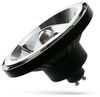 Spectrum LED-Leuchtmittel LED AR111 GU10 Reflektor 10W Schwarz 800lm 20° 230V Warmweiß 830 3000K, GU10, Warmweiß Bild 1