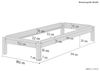 Erst-Holz Stapelbett Massivholzbett Kiefer Natur 80x200 cm Einzelbett stapelbar Gästebett 60. 48-08oR Bild 2