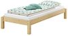Erst-Holz Stapelbett Massivholzbett Kiefer Natur 80x200 cm Einzelbett stapelbar Gästebett 60. 48-08oR Bild 5