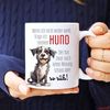 Cadouri Tasse MEIN HUND SCHAUT SO SÜSS Kaffeetasse mit Spruch - für Hundefreunde, Keramik, mit Hundespruch, beidseitig bedruckt, handgefertigt, Geschenk, 330 ml Bild 4