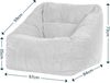 icon 'Morgan' Sitzsack-Sessel, Cord, Grau, 100 x 80 cm Bild 3