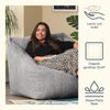 icon 'Morgan' Sitzsack-Sessel, Cord, Grau, 100 x 80 cm Bild 5
