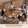 HOMCOM Esstisch 150 x 80 cm Küchentisch für 6 Personen (Holztisch, 1-St, Esszimmertisch), für Küche, Esszimmer und Wohnzimmer Hellbraun Bild 5