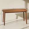 HOMCOM Esstisch 150 x 80 cm Küchentisch für 6 Personen (Holztisch, 1-St, Esszimmertisch), für Küche, Esszimmer und Wohnzimmer Hellbraun Bild 3