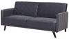 Schlafsofa 3-Sitzer Samtstoff grau SENJA Bild 4