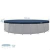 INTEX Poolabdeckung INTEX Ø730 x 20 cm Rund PVC und PET 42035631 Bild 4