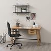 Movian Dubna - Bürostuhl/Drehstuhl Basic mit Verstellbarer Sitzhöhe, 58 x 45 x 103 cm, Schwarzes Bild 2