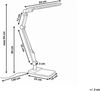 LED Schreibtischlampe PEGASI mit Dimmer Silber Bild 3