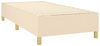 vidaXL Boxspringbett mit Matratze Creme 90x200 cm Stoff 3142310 Bild 4